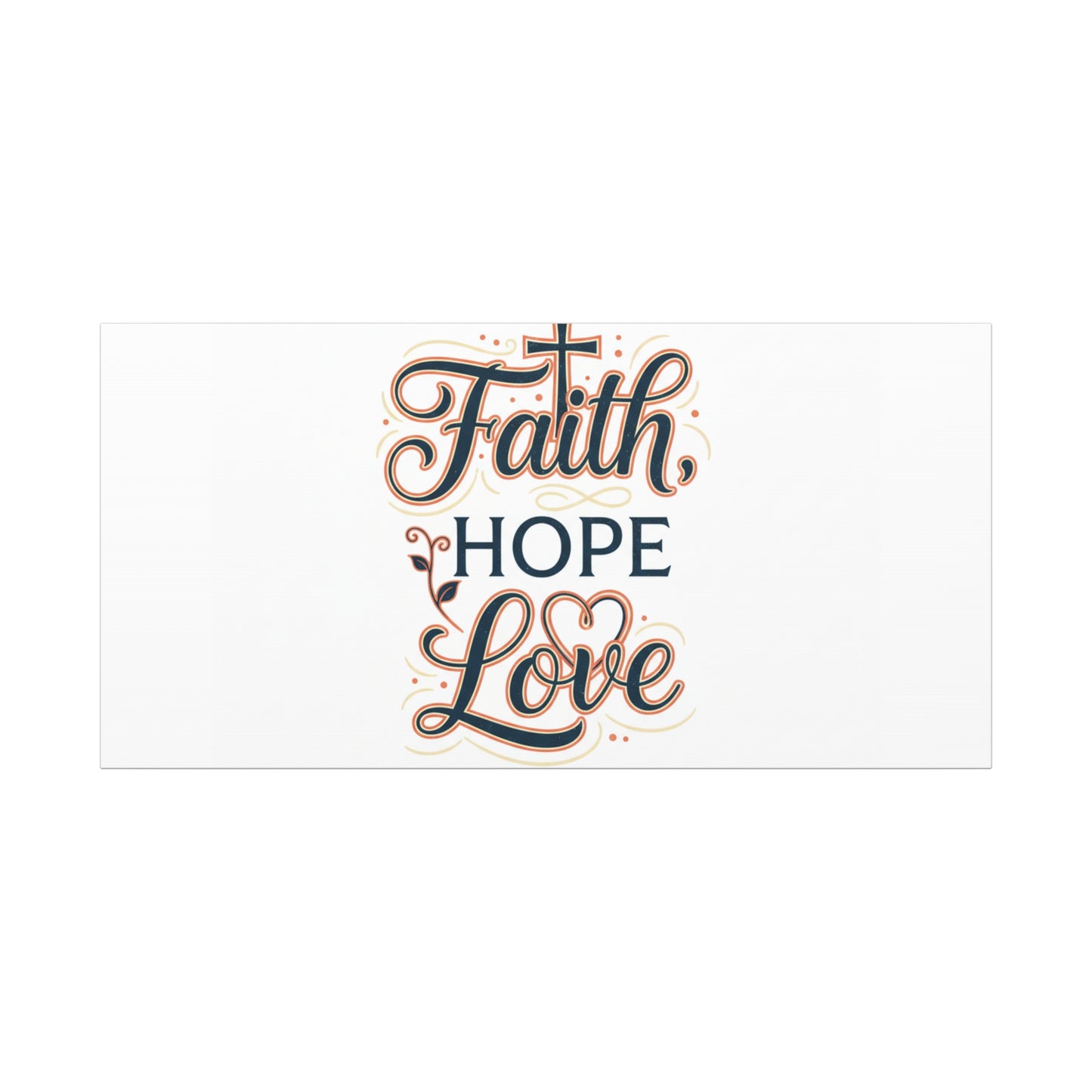Faith Hope Love canvas, wall art
