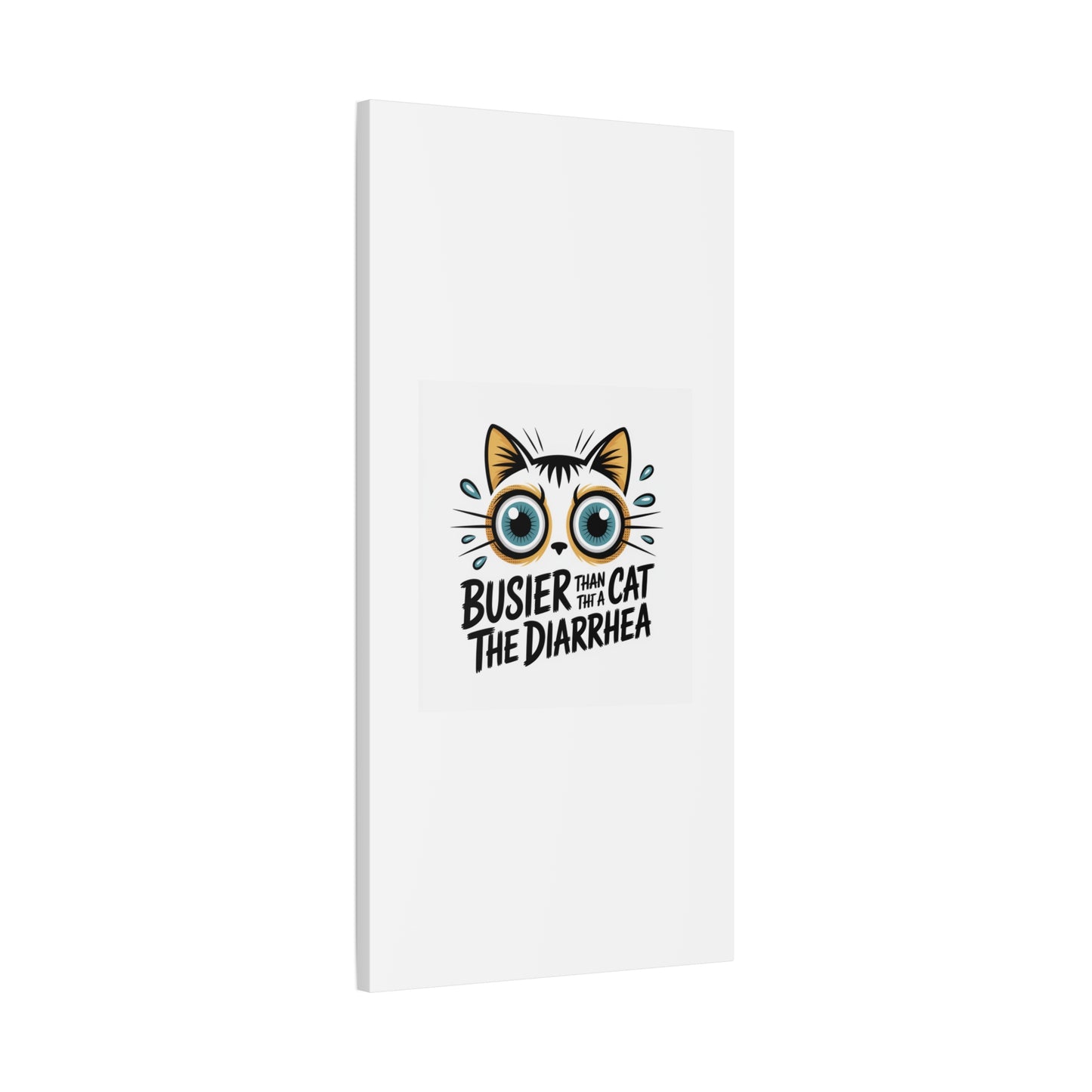 Humorous Cat  Canvas Wall Art