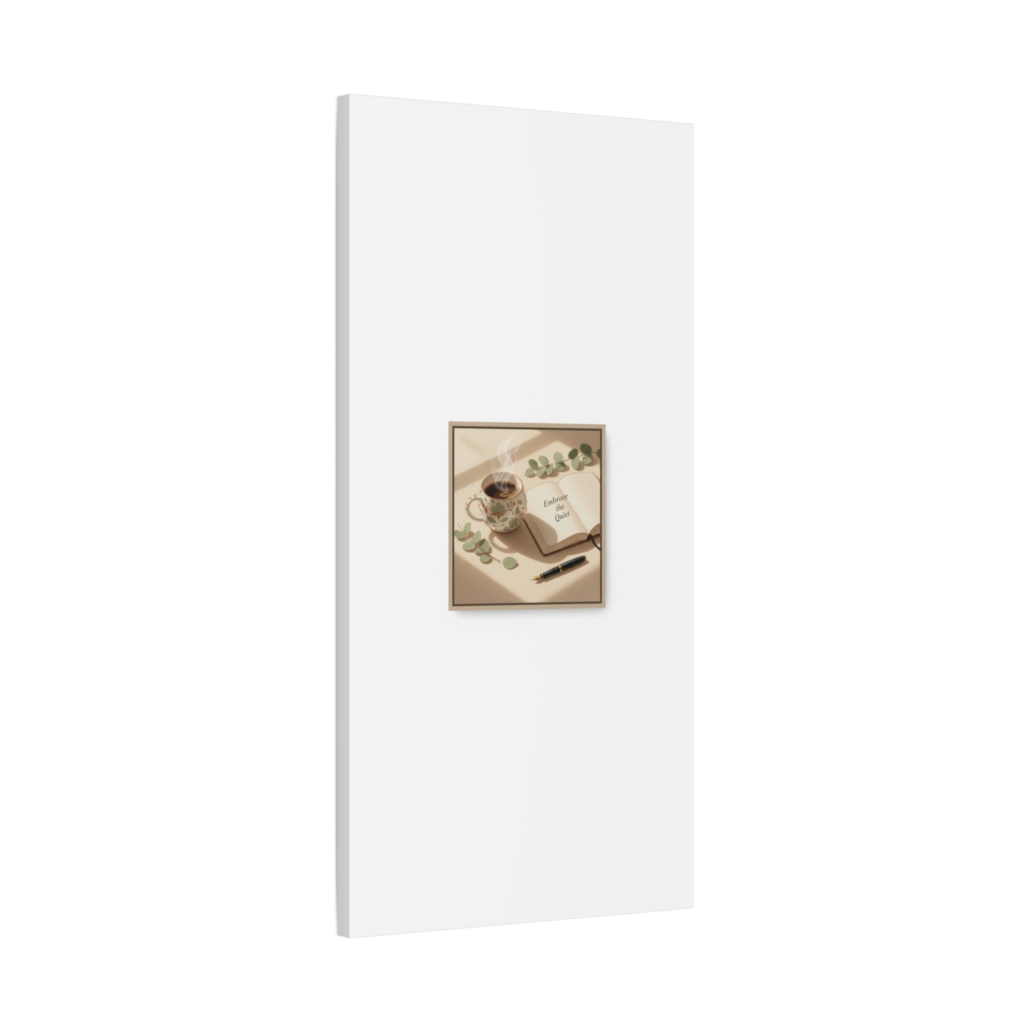 embrace the quiet canvas | morning routine art, sunrise decor