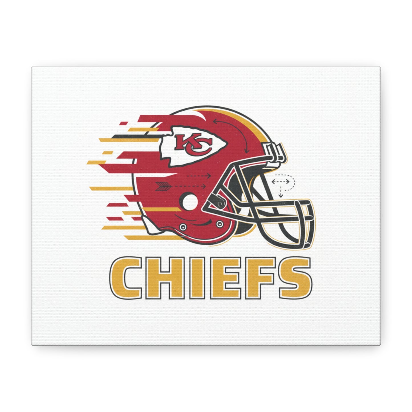 KC Chiefs Canvas  Wall Art