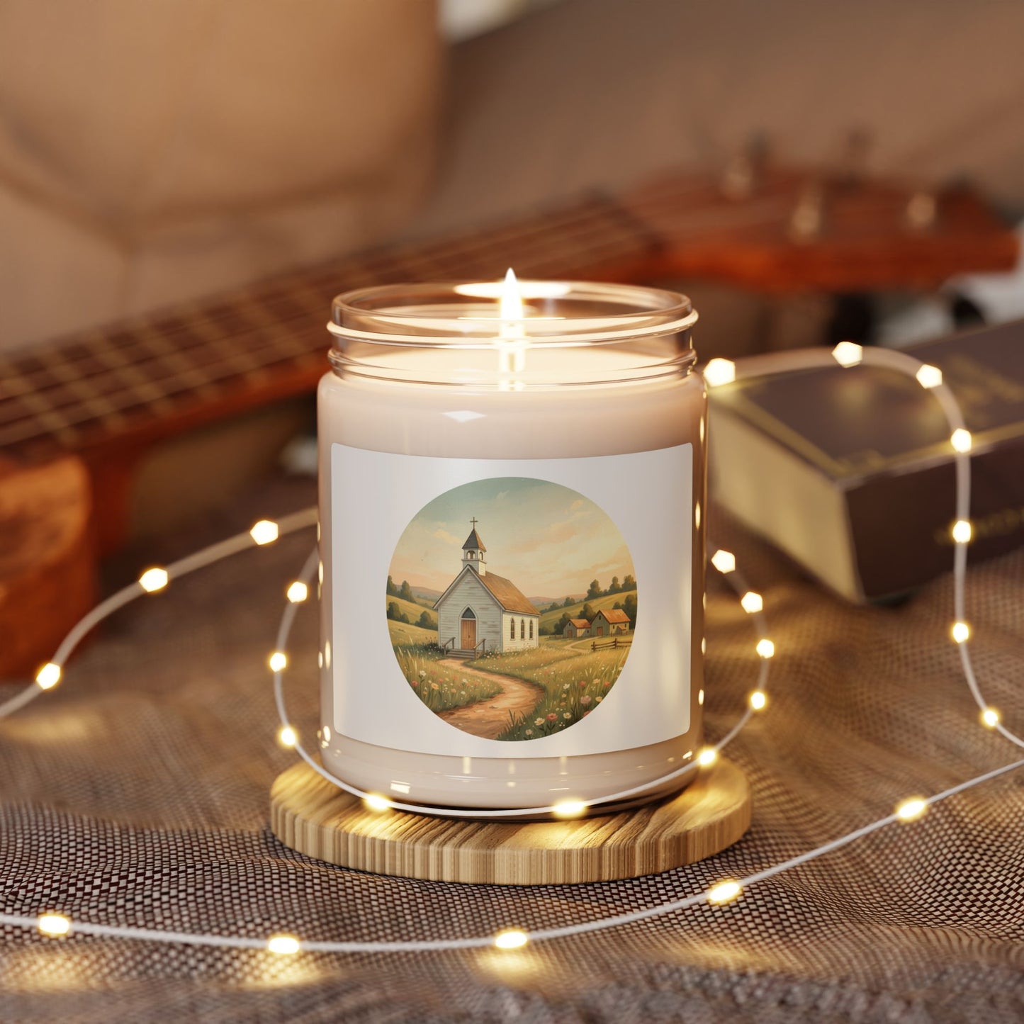 Country Church Scented Soy Candle, 9oz