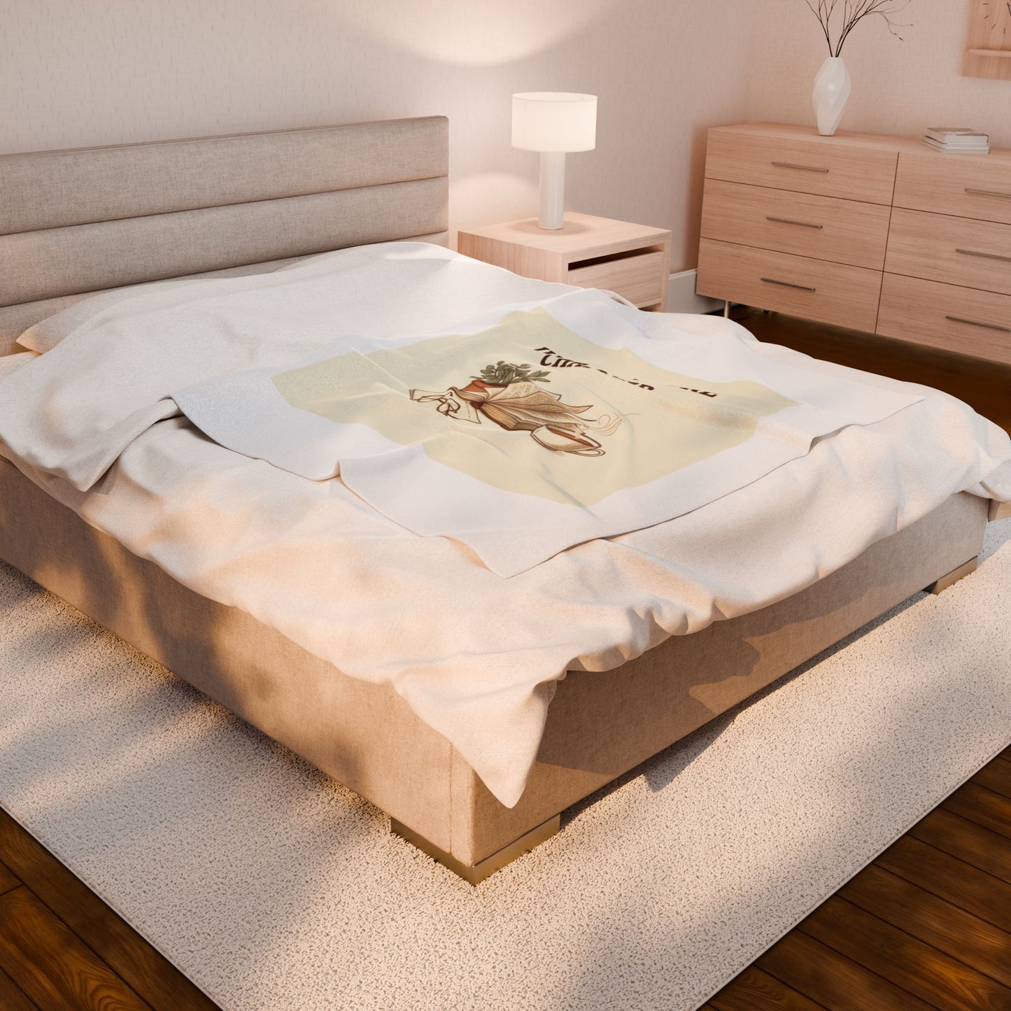 Just One More Chapter Velveteen Blanket | Reading Aesthetic, Bibliophile