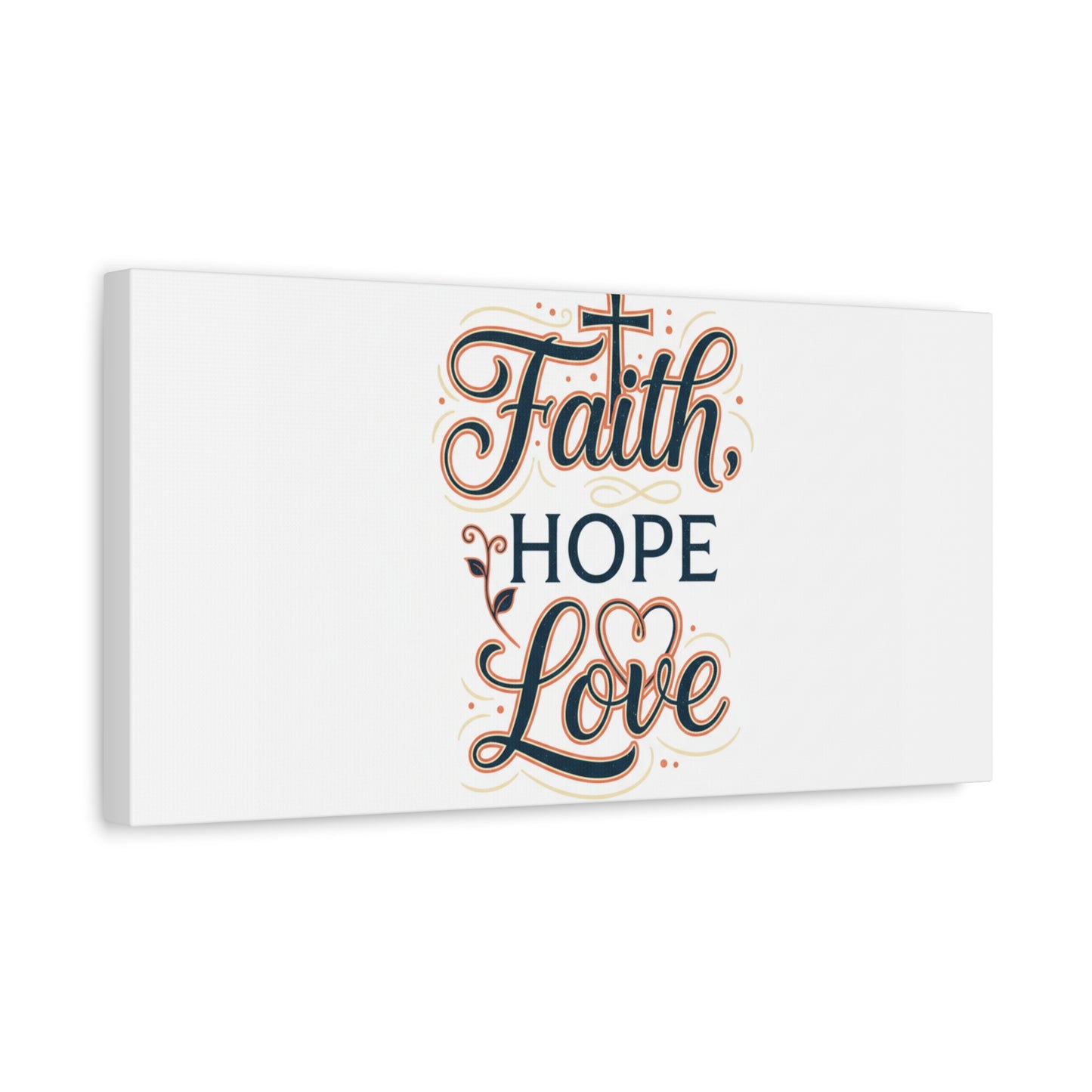 Faith Hope Love canvas, wall art
