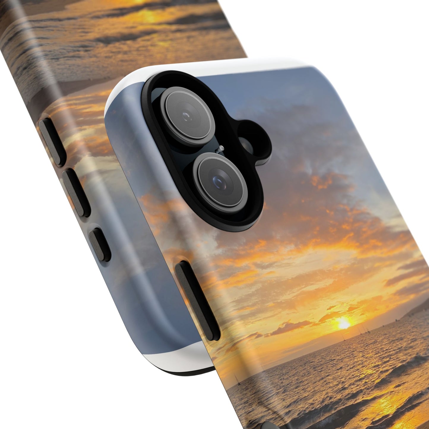 Sunset Beach Tough Phone Case — Durable Sunset Ocean Phone Cover