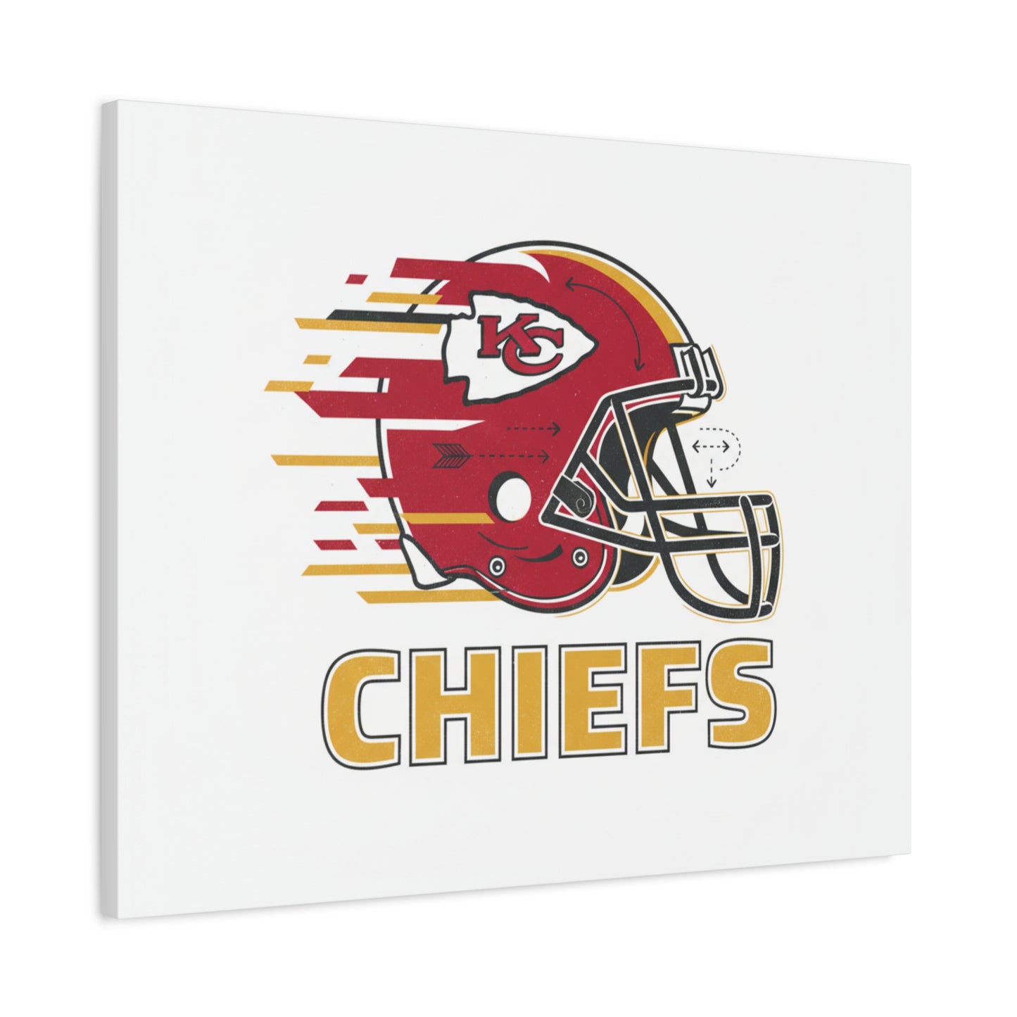 KC Chiefs Canvas  Wall Art