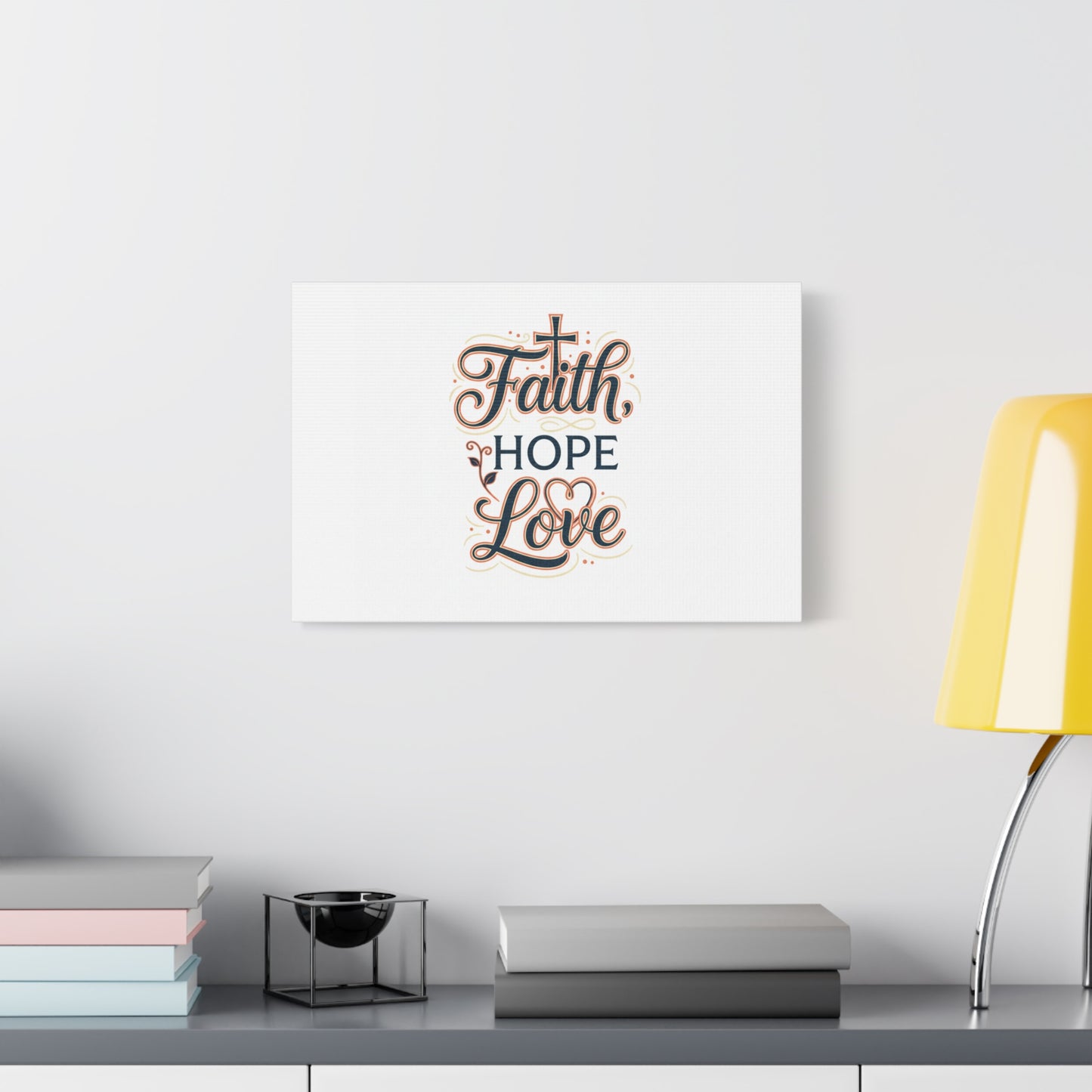 Faith Hope Love canvas, wall art
