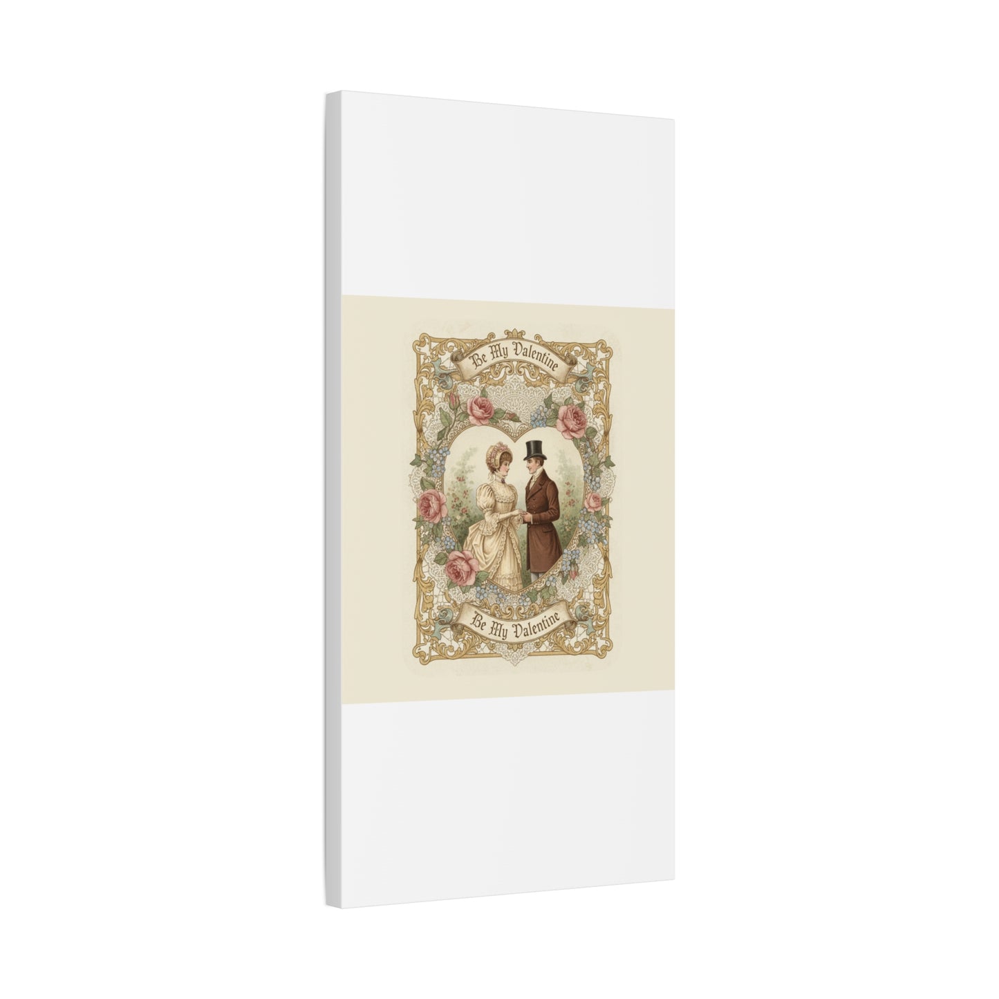 Victorian Valentine Print Canvas | Retro Americana, Vintage Romance