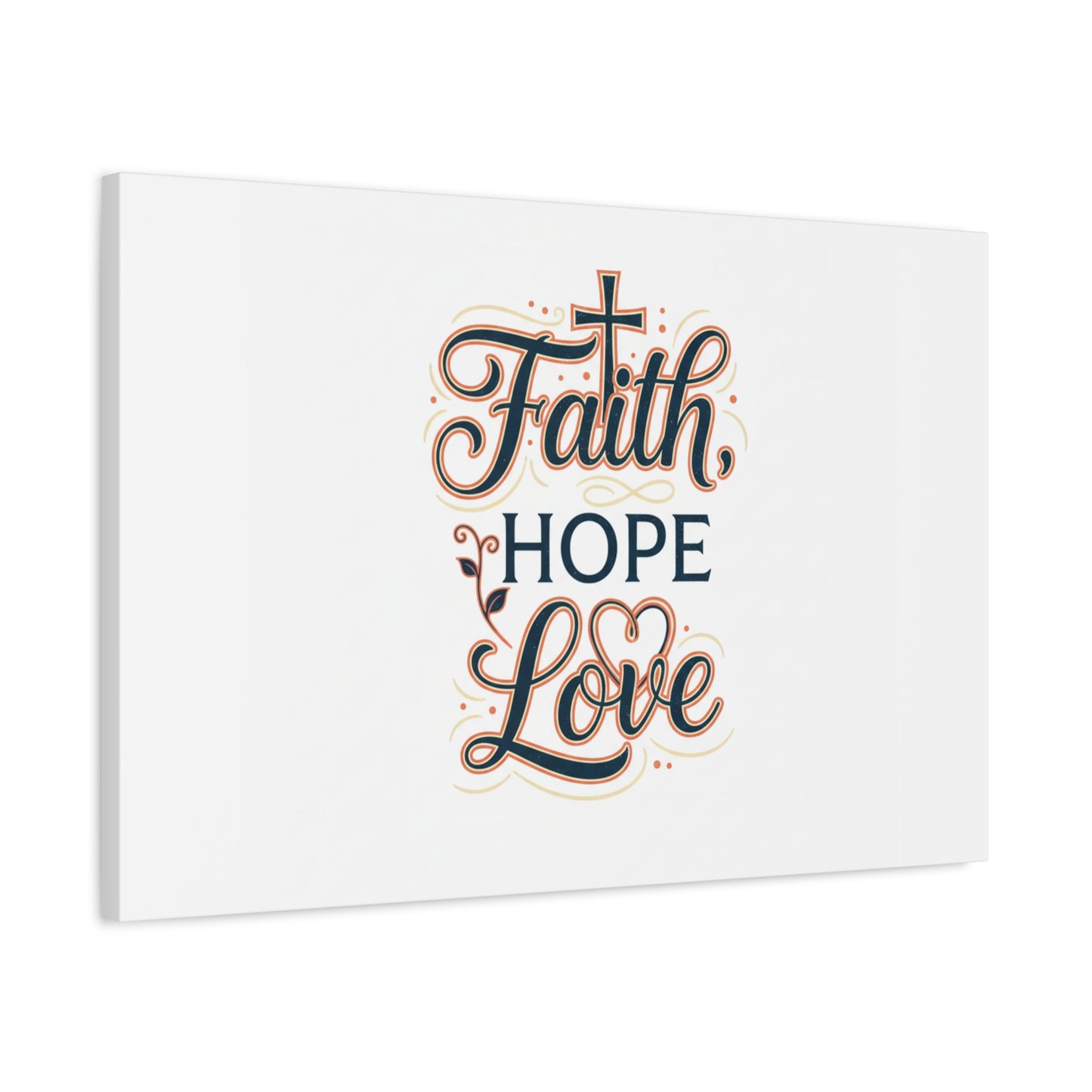 Faith Hope Love canvas, wall art