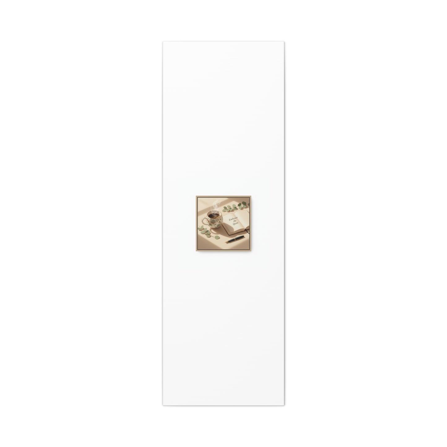 embrace the quiet canvas | morning routine art, sunrise decor