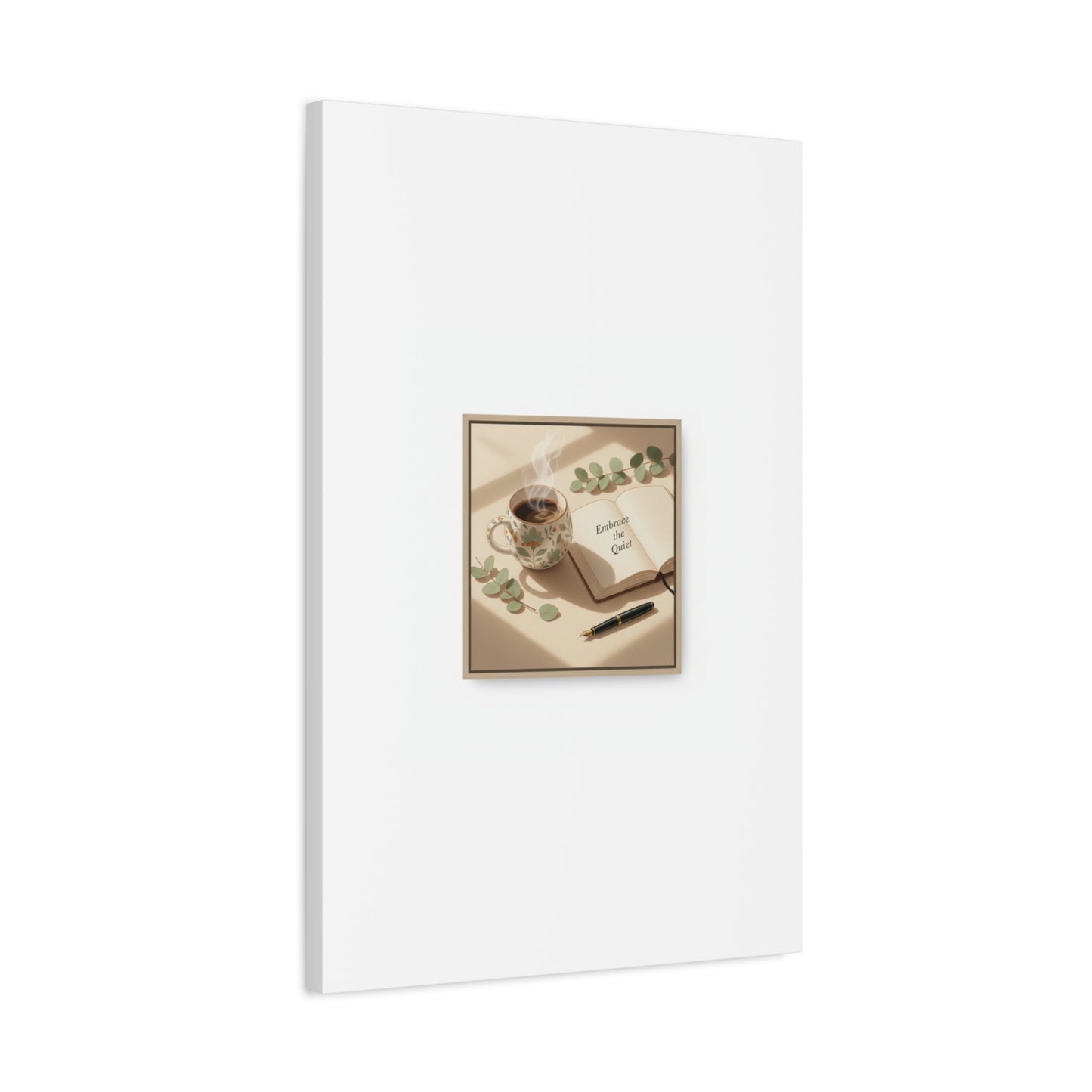 embrace the quiet canvas | morning routine art, sunrise decor
