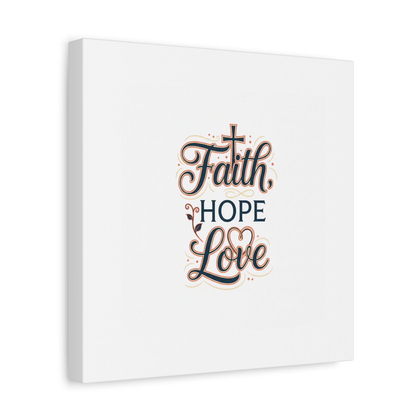 Faith Hope Love canvas, wall art