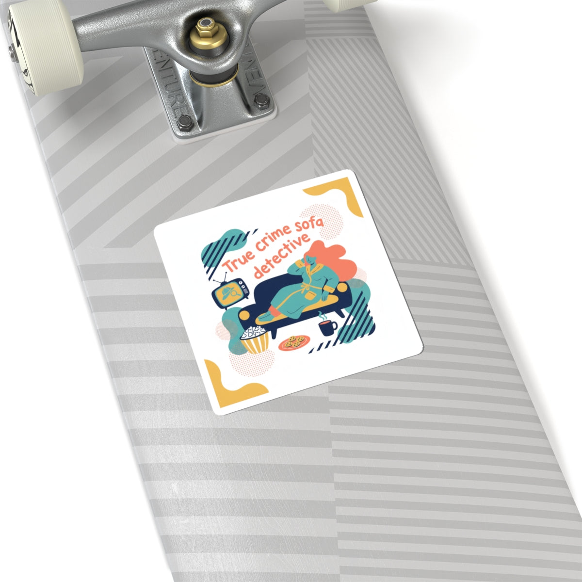 True Crime Sofa Detective Sticker