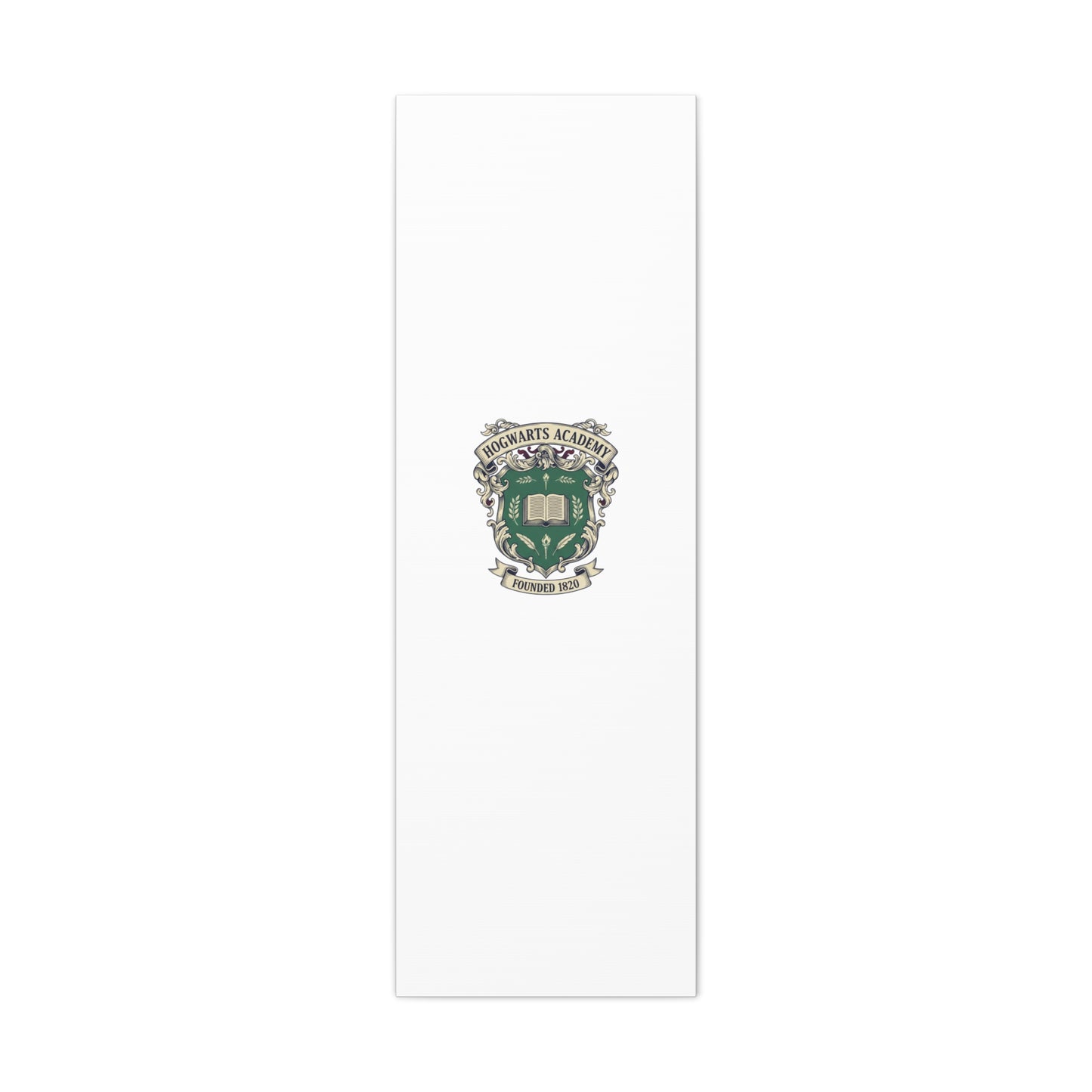 Hogwarts Ivy-Style Emblem Canvas | vintage club logo, old money crest