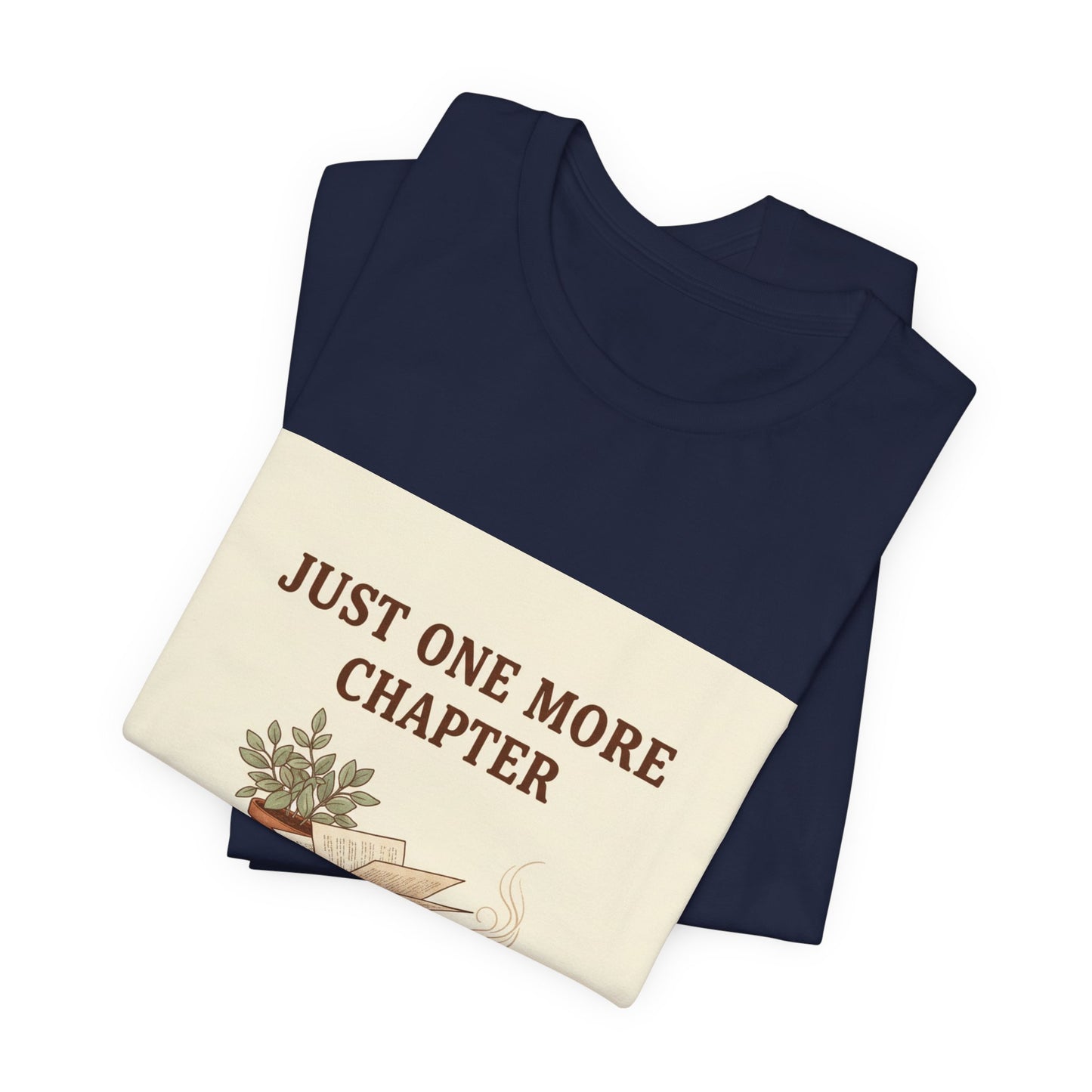 Just One More Chapter T-Shirt | Booklover Shirt, Reading Aesthetic