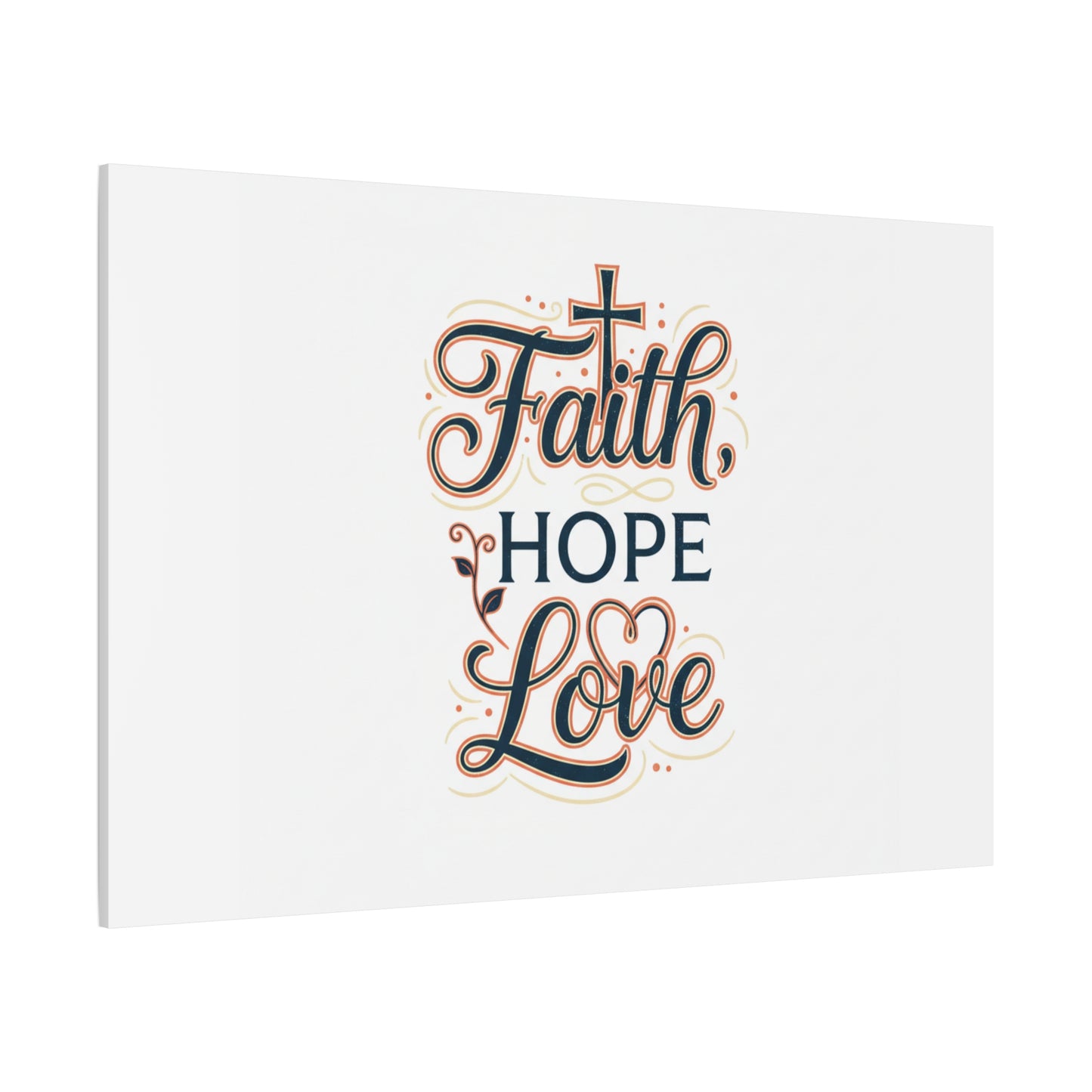 Faith Hope Love canvas, wall art