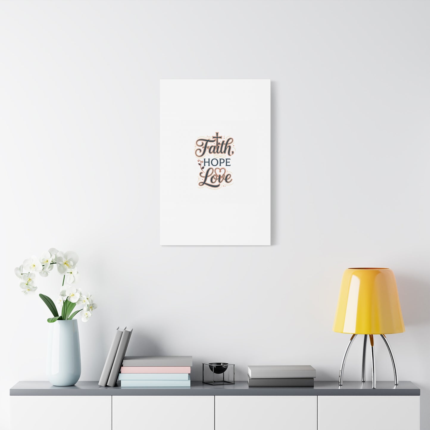Faith Hope Love canvas, wall art