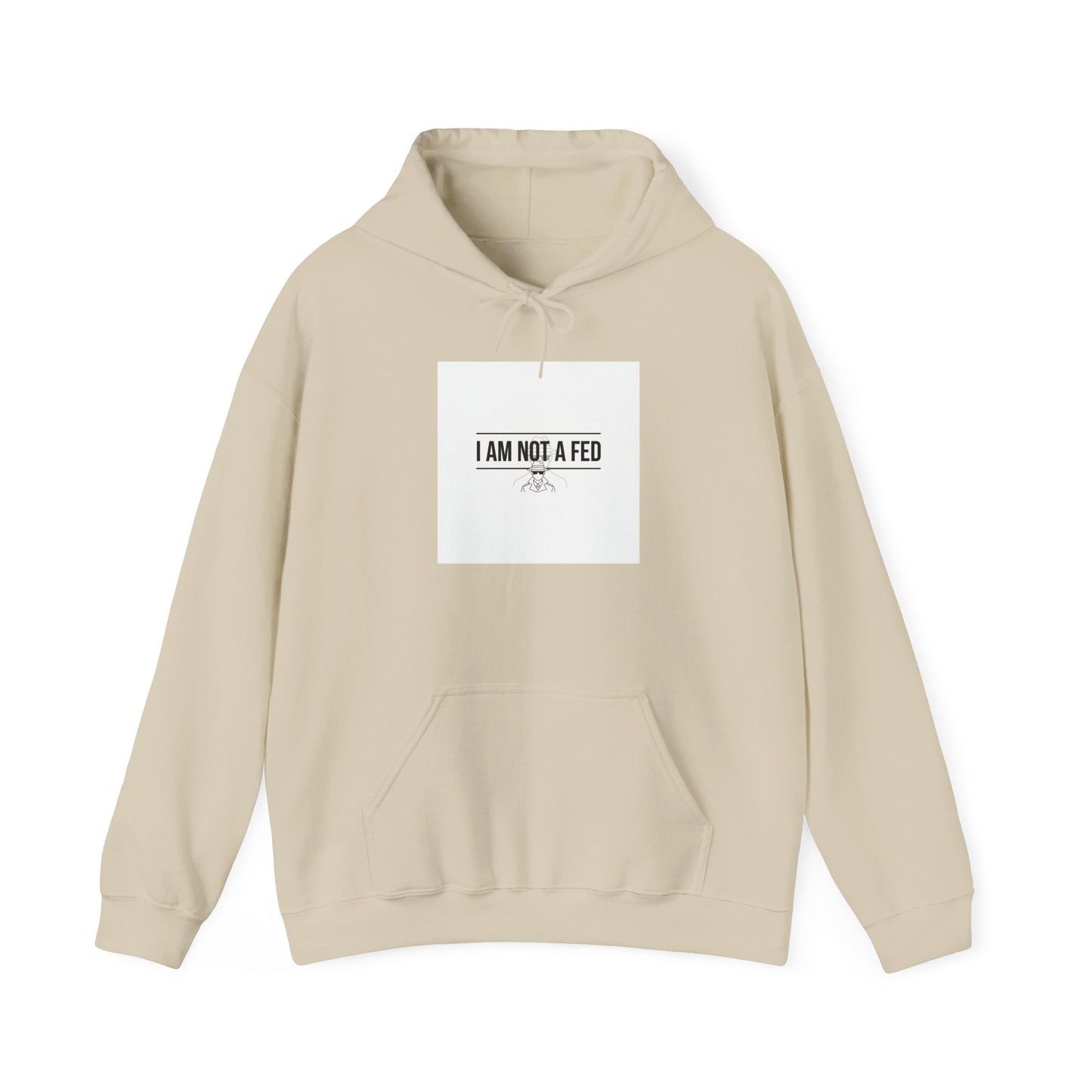 I Am Not A Fed Hoodie | sarcastic self-image humor, anxiety humor