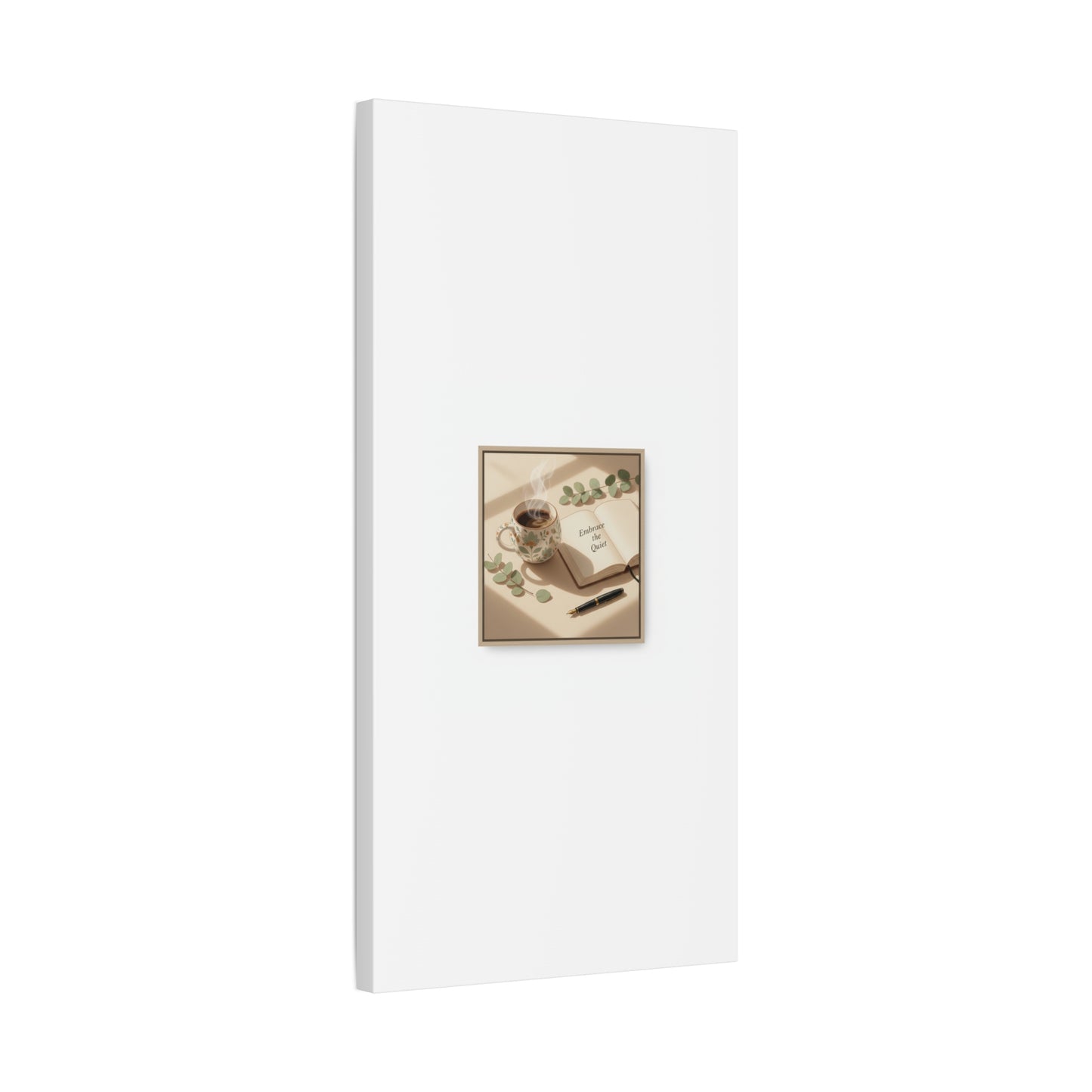 embrace the quiet canvas | morning routine art, sunrise decor