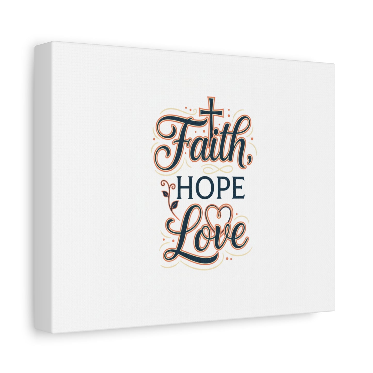 Faith Hope Love canvas, wall art