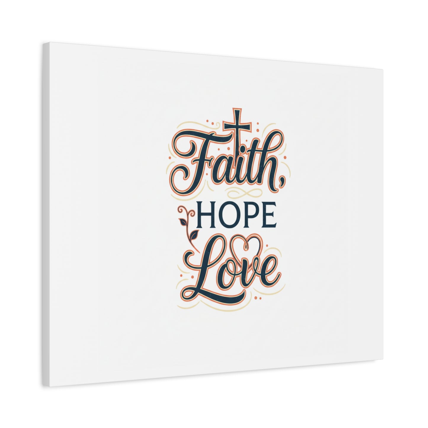 Faith Hope Love canvas, wall art