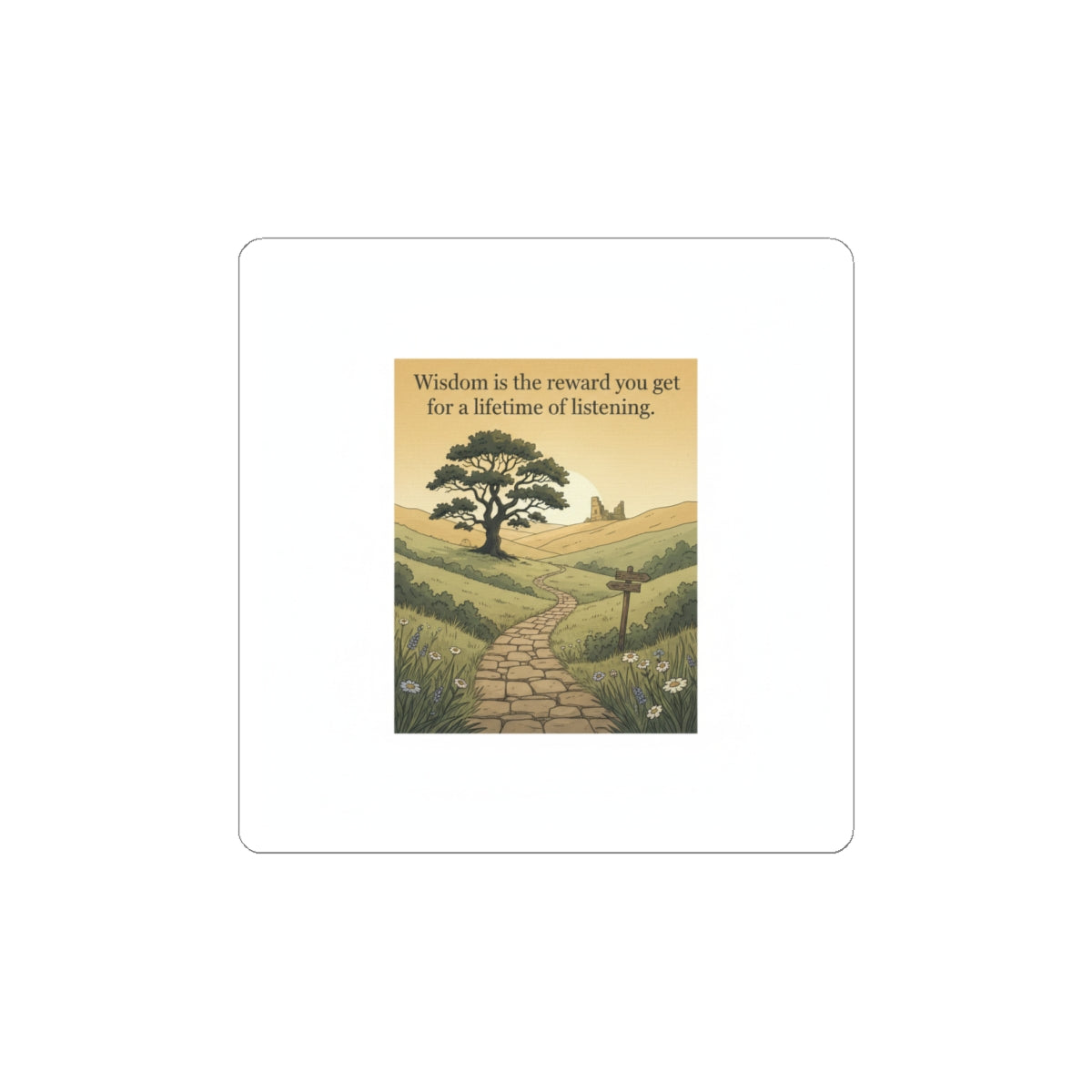 Wisdom sticker