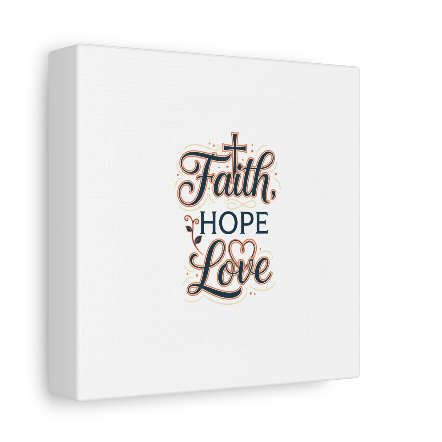 Faith Hope Love canvas, wall art