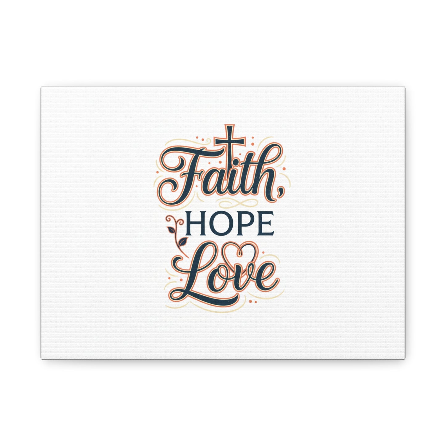 Faith Hope Love canvas, wall art