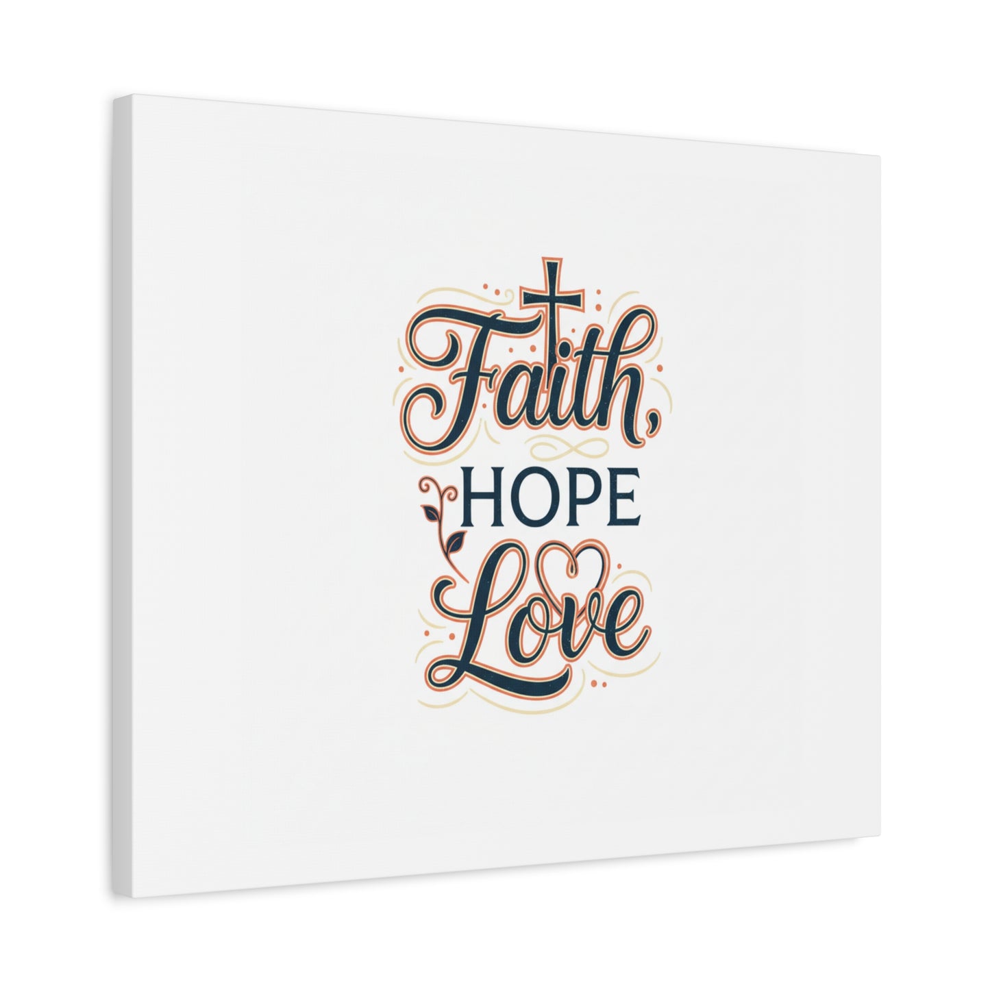 Faith Hope Love canvas, wall art