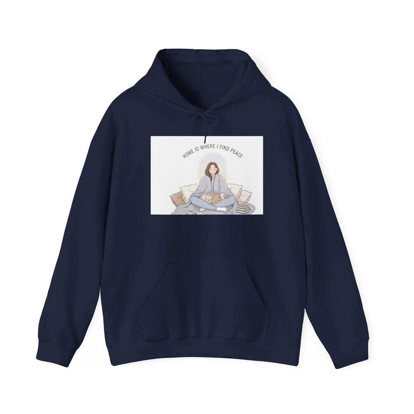 Homebody Reading Vibes Hoodie | introvert sweater, cozy winter shirt