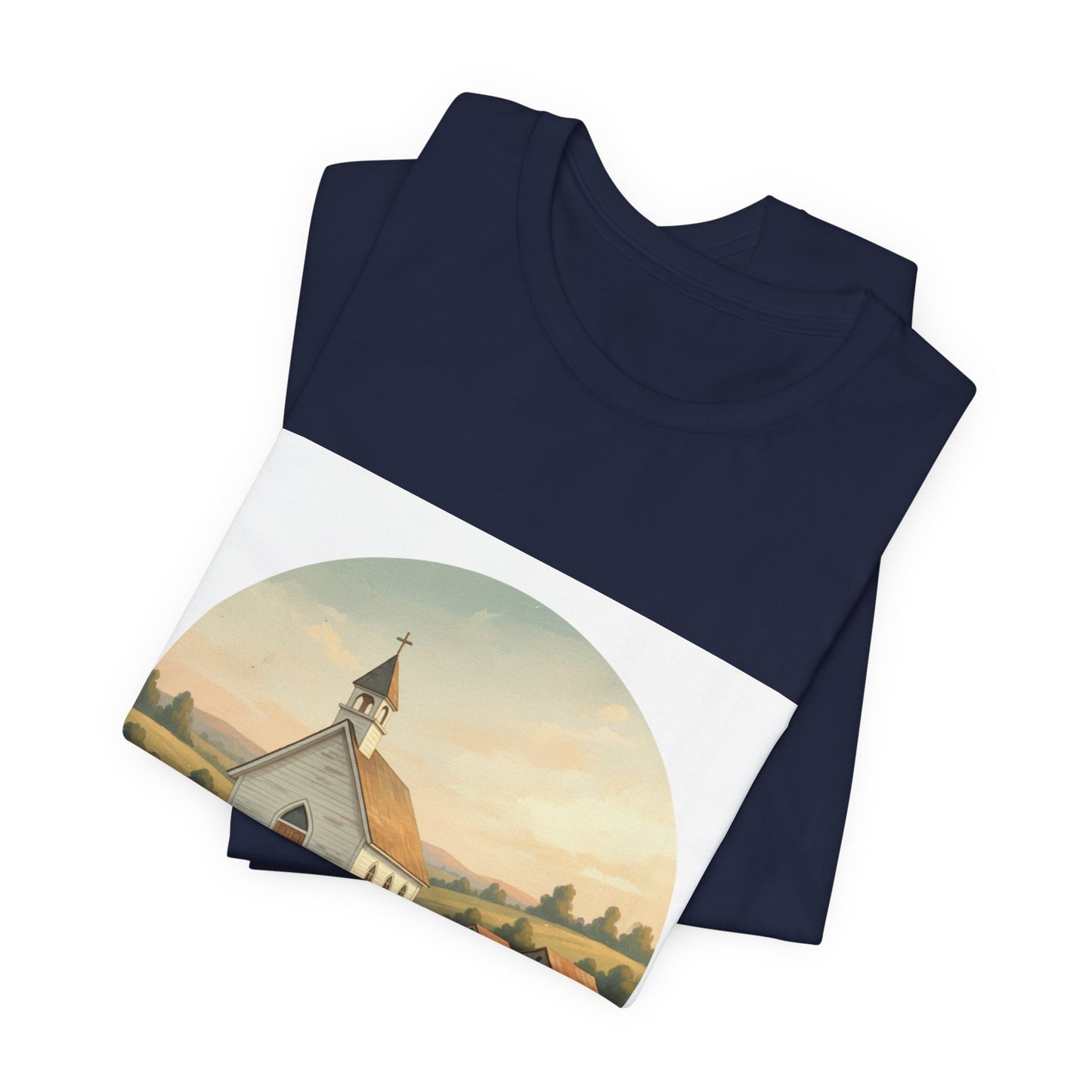 Country Church -Unisex Jersey Short Sleeve Tee