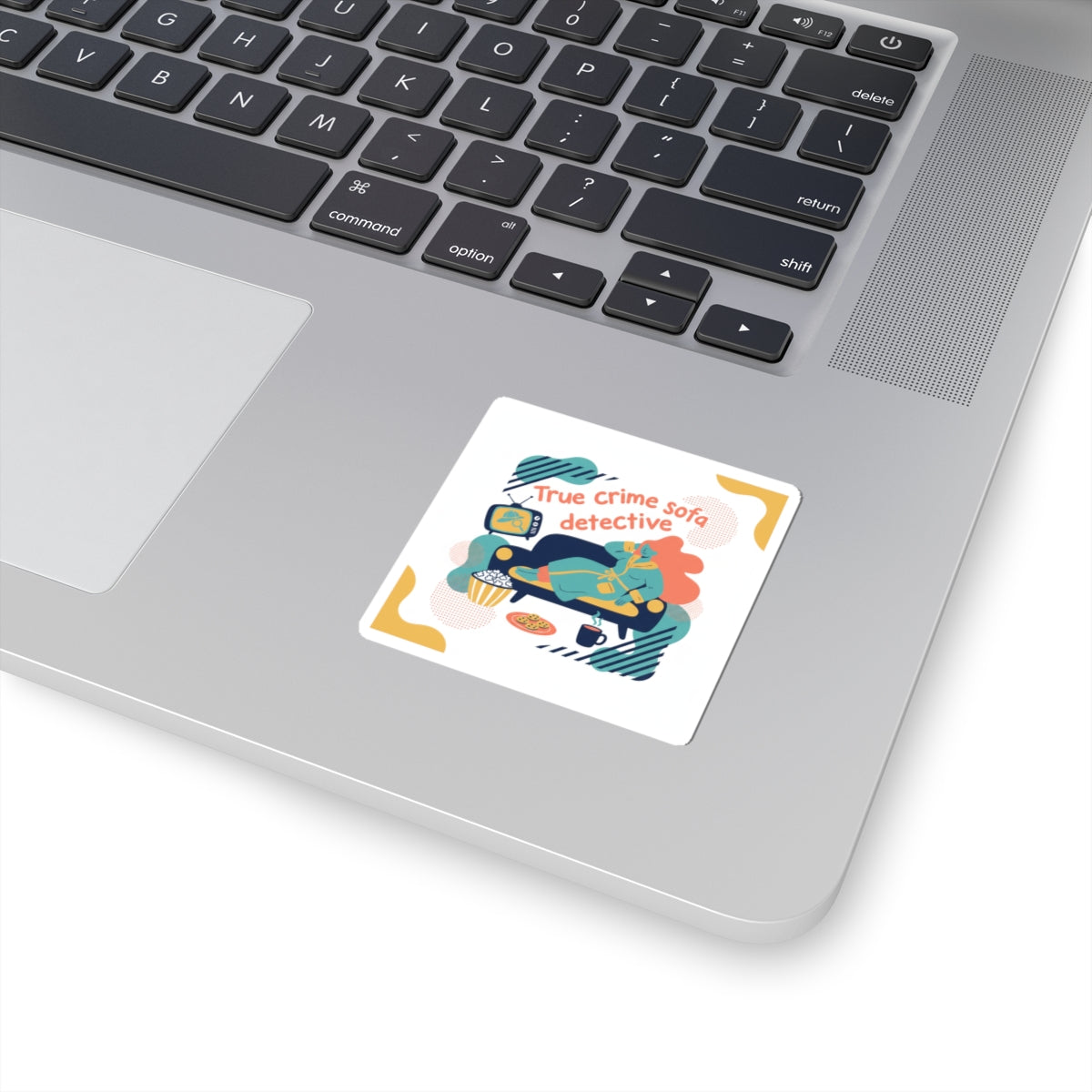 True Crime Sofa Detective Sticker