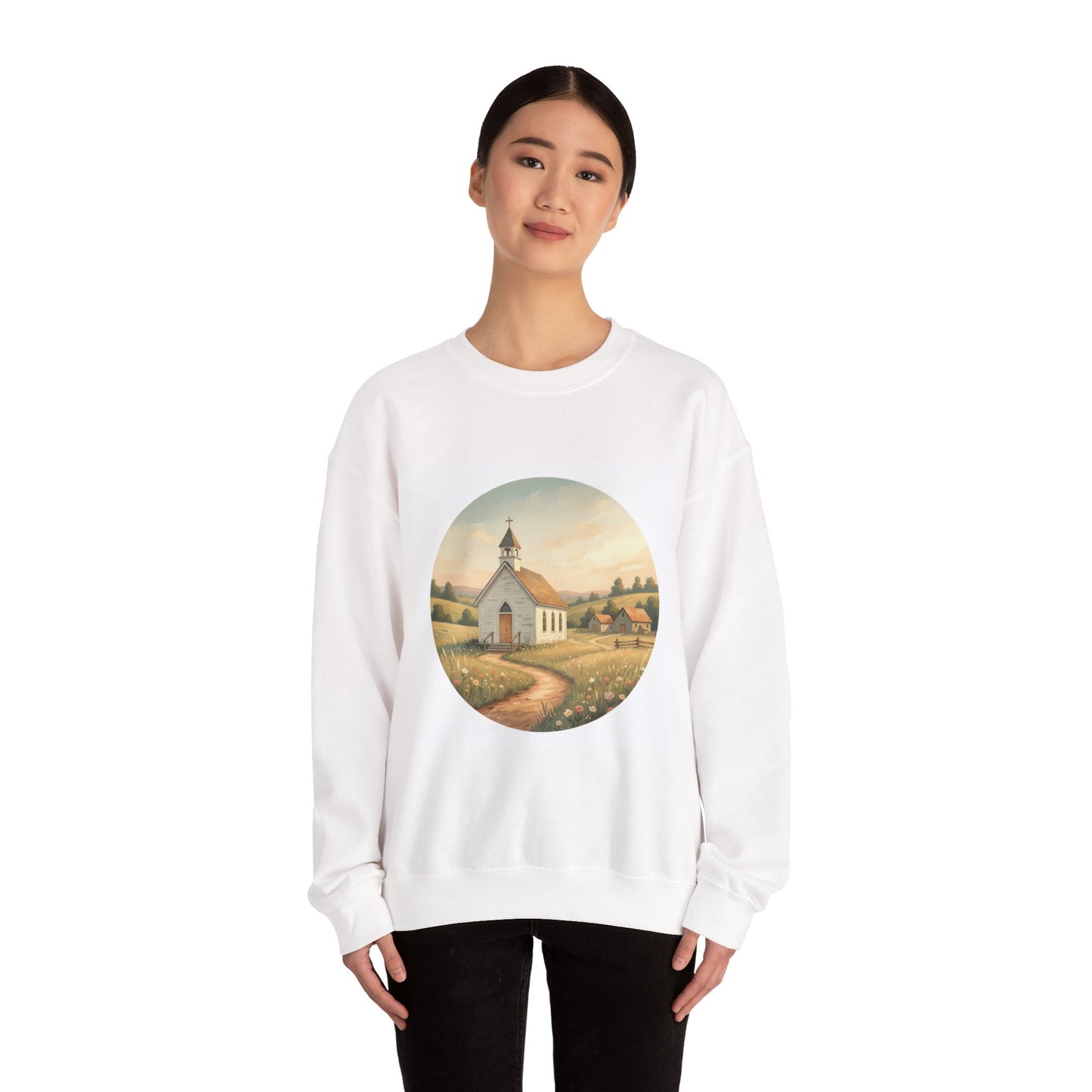 Country Church Unisex Heavy Blend™ Crewneck Sweatshirt