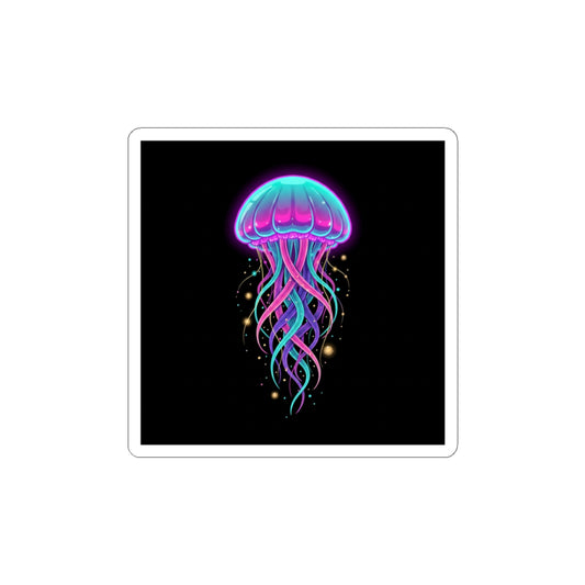 Neon Jellyfish Sticker
