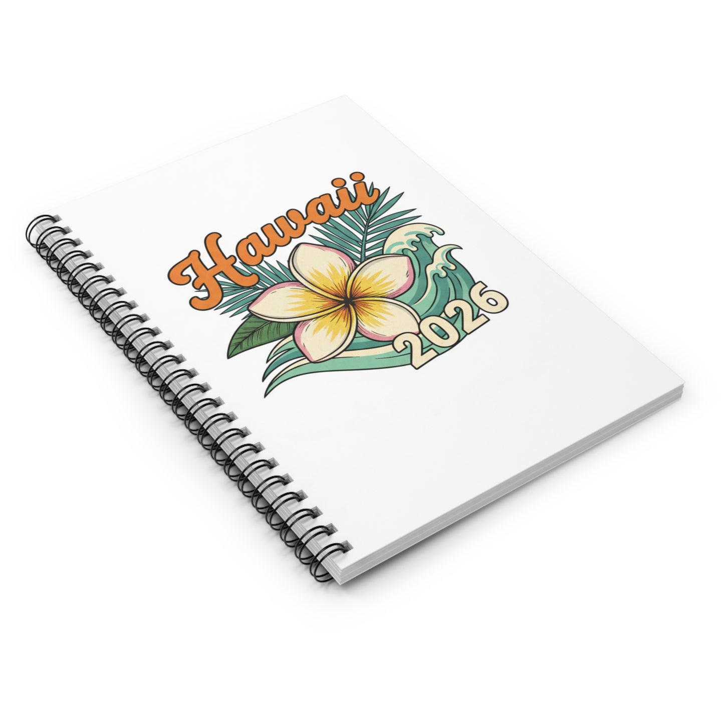 Hawaii floral Spiral Notebook - Ruled Line
