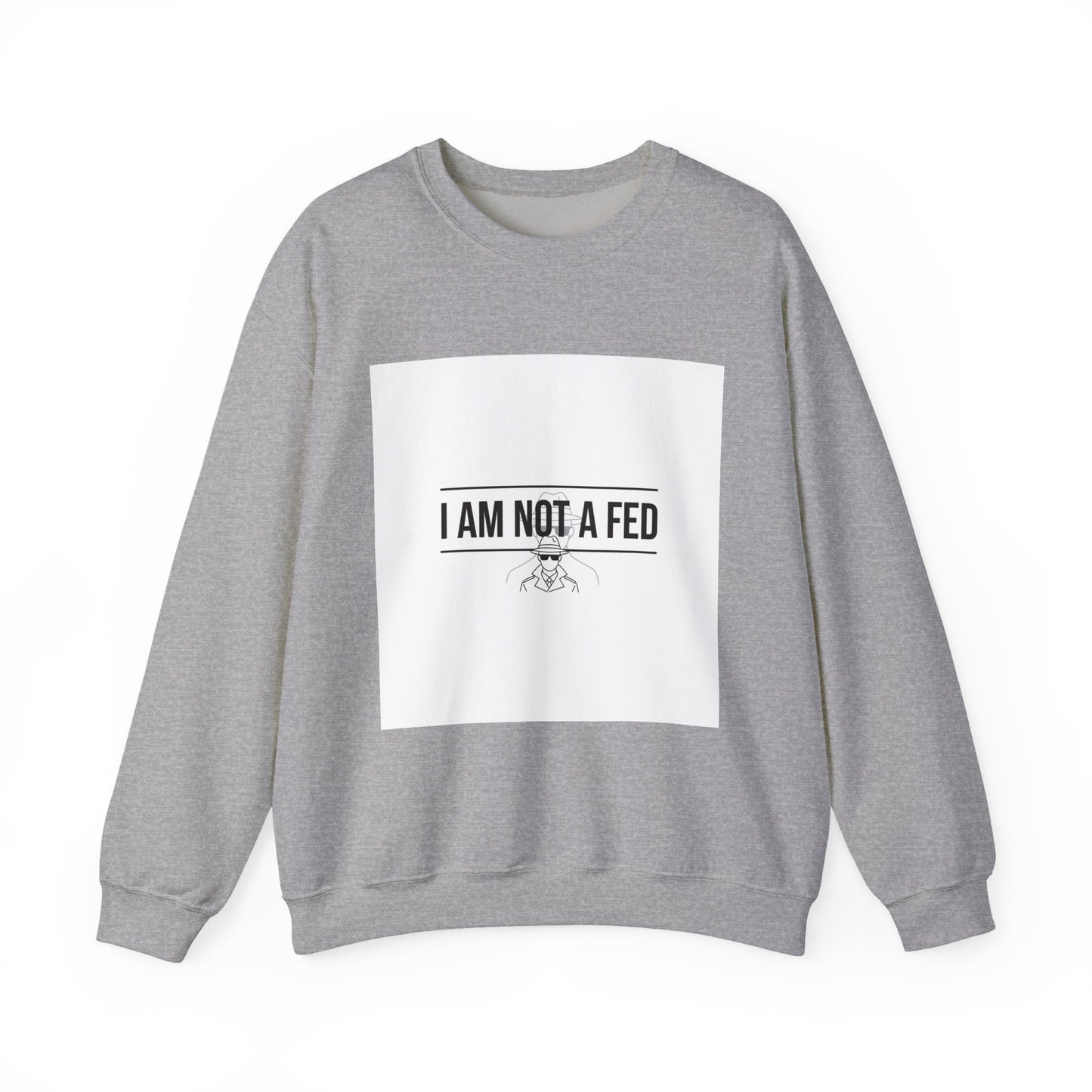 I Am Not a Fed Sweatshirt | Sarcastic Introvert Humor, Anxiety Humor